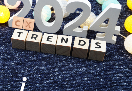 Thid photo describes 2024 Trends that will shape the Customer Experience space